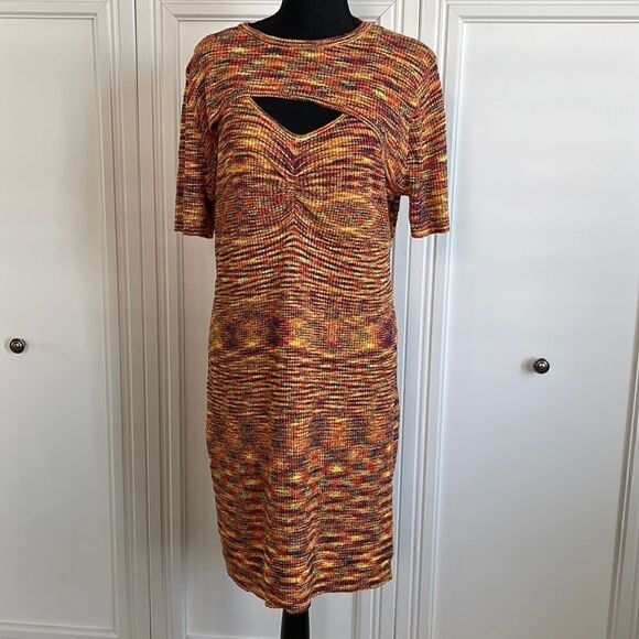 Anthropologie Cut Out Knit Dress - Picture 3 of 9